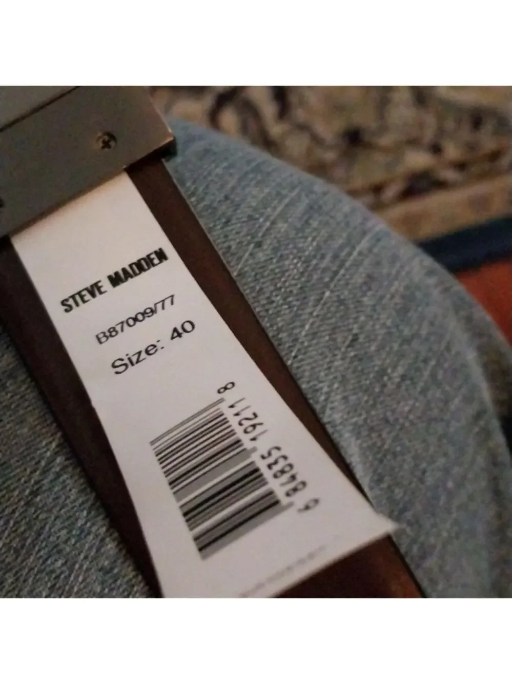 Steve Madden Men's Dress Casual Every Day Leather Belt